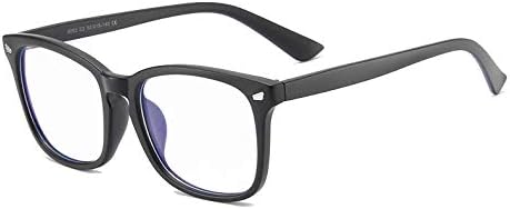 MAXJULI Blue Light Blocking Glasses Computer Reading/Gaming/TV/Phones Glasses for Women Men(Matt Black)