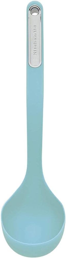 KitchenAid KL006OHAQA Silicone Ladle  13 inches  Aqua Sky