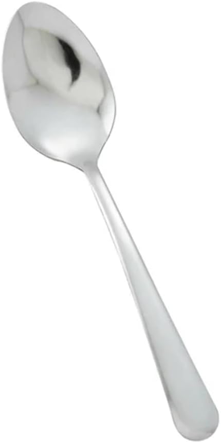 Winco 18/0 Stainless Steel Dinner Spoons  Set of 12  Windsor pattern Silver