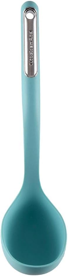 KitchenAid KL006OHAQA Silicone Ladle  13 inches  Aqua Sky