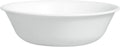 Corelle Vitrelle 4-Pieces 18-Oz Soup/Cereal Bowls Chip & Crack Resistant Glass Dinnerware Set Bowls  Winter Frost White
