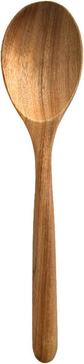 Wood Spoon  Healthy Acacia Wooden Cooking Spoons  Durable Kitchen Serving Spoon Scooper  Non Scratch Wood Ladle Tableware For Cooking  Serving Salad  Stirring Soup  Easy to use