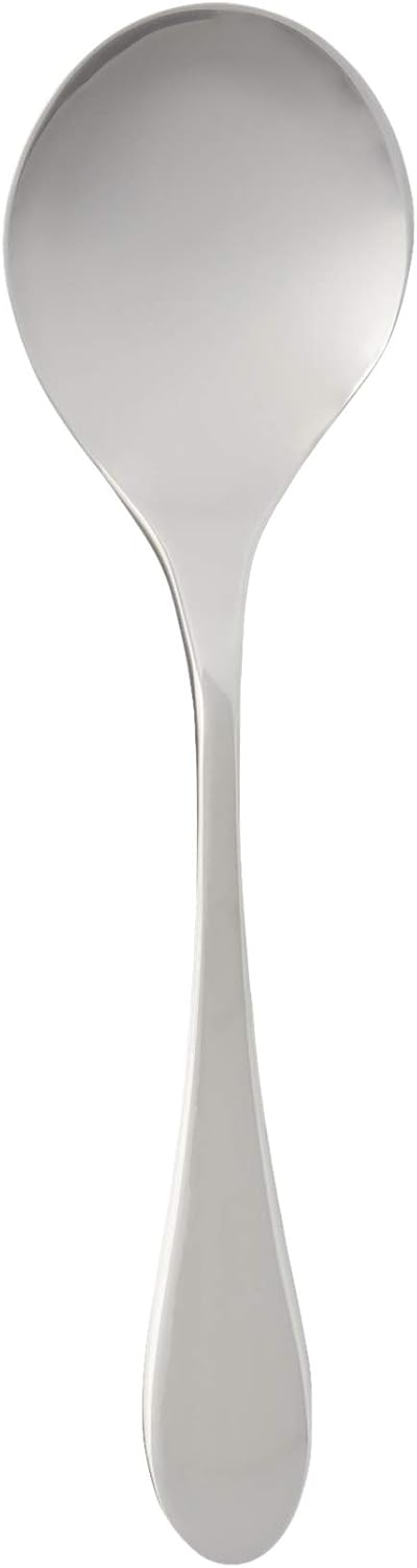 Knork Original Bouillon Stainless Steel Soup  Specialty Spoons  6 Piece Set  Gloss  152