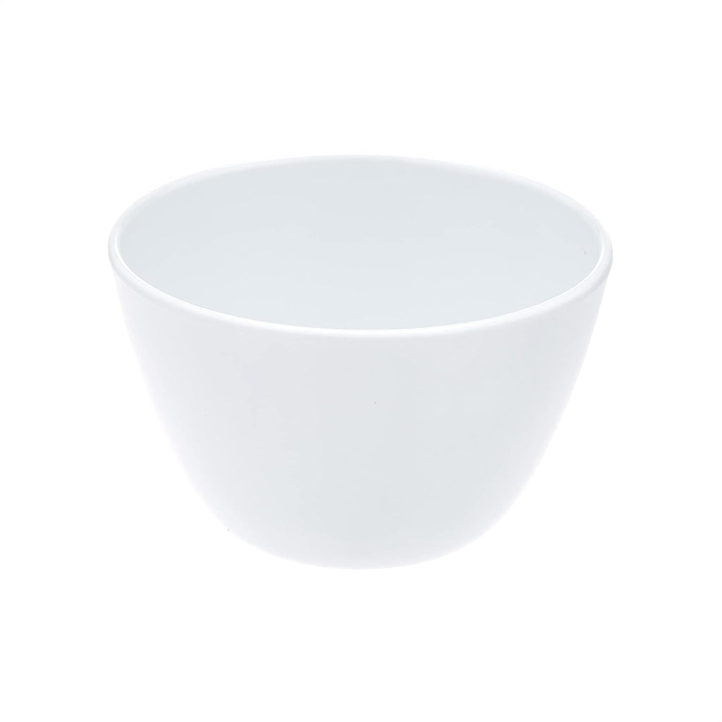 Amazon Basics Round Melamine Bowl  8 oz  White  6 Piece Set