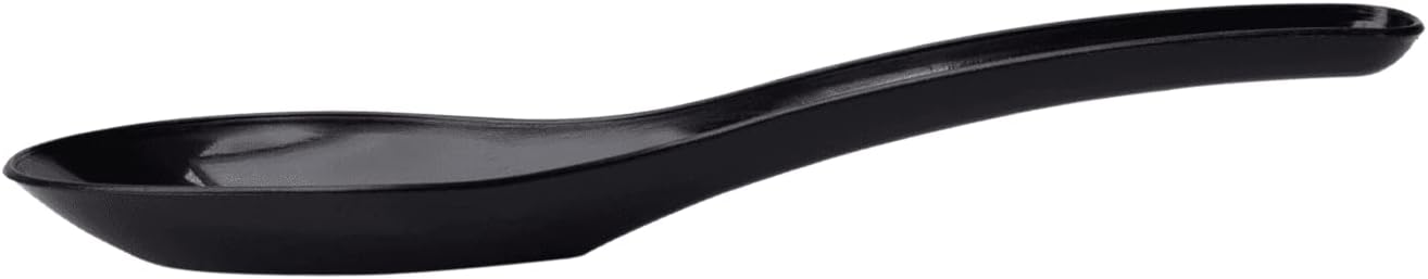 Karat U2015B Med-Heavy Weight Asian Soup Spoon - Black -1 000 ct