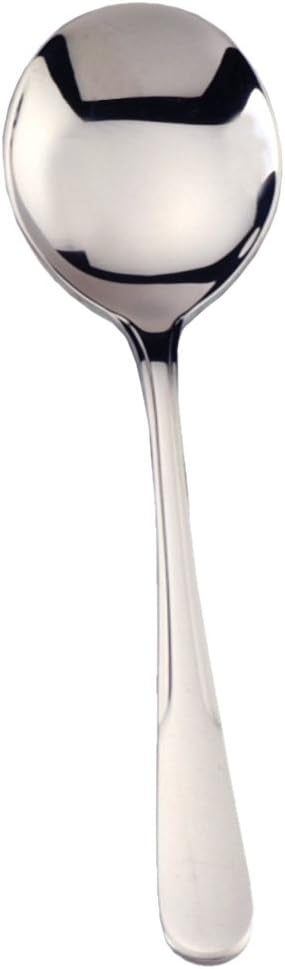 RSVP International Endurance Flatware Collection Stainless Steel  Dishwasher Safe  Soup Spoon