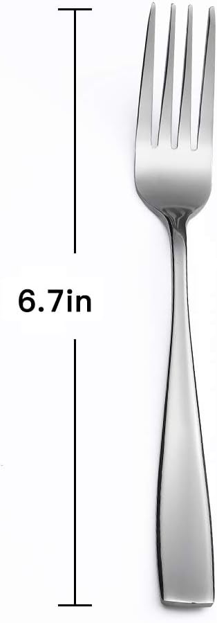 Staintess Steel Salad Forks Set 6.7-Inch 12-Piece