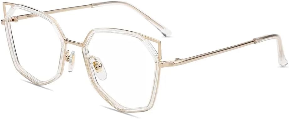 Firmoo Blue Light Blocking Reading Glasses for Women  Stylish Anti Eyestrain Cat Eye Computer Glasses  S985