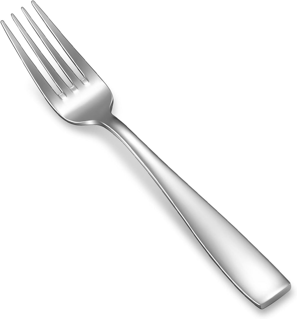 KEAWELL Premium 4-Piece Louis Salad Fork  18/10 Stainless Steel  Set of 4  Fine Fork Set with Squared Edge  Dishwasher Safe (7.6 inches)