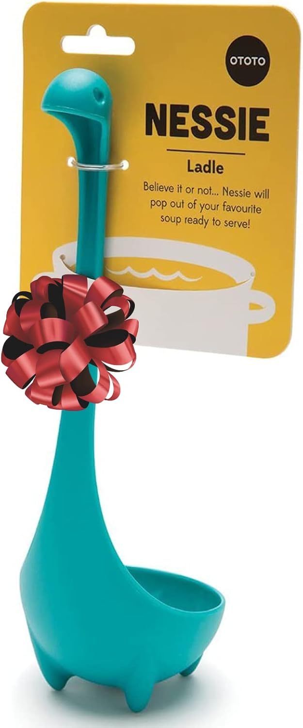 OTOTO The Original Nessie Ladle - Soup Ladle  Cute Gifts  Funny Kitchen Gadgets  Loch Ness design  Cooking Gifts for Mom - Cute and Practical Kitchen Utensils - Unique Gifts for Women