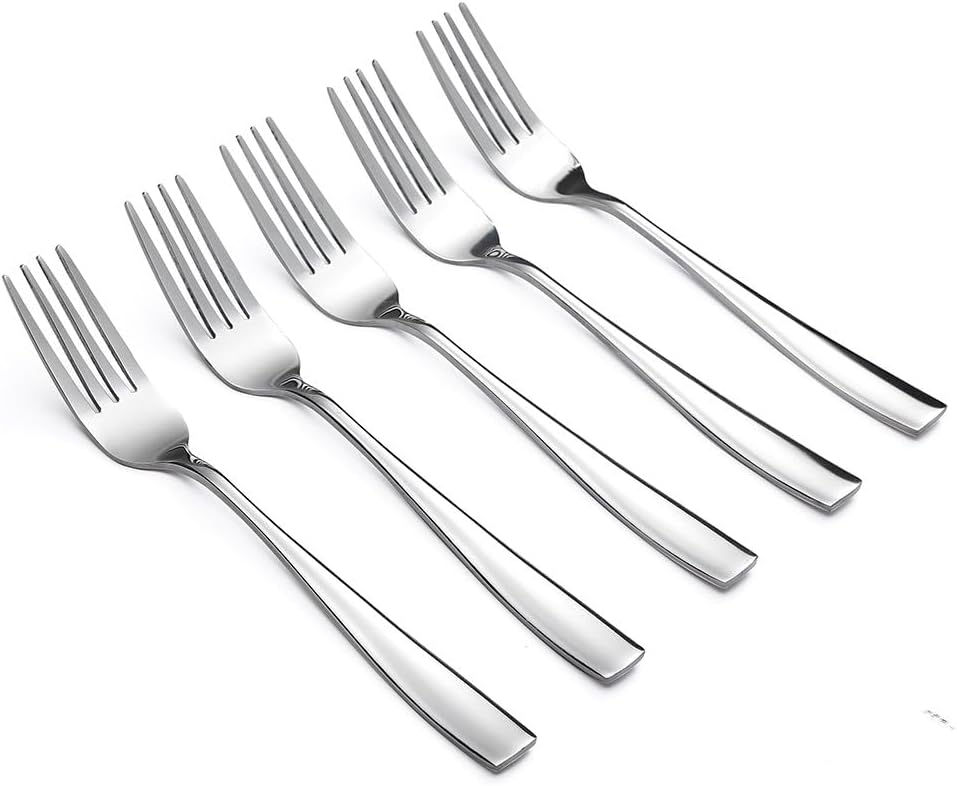 Stainless Steel Dinner/Salad Forks Set 24-Piece 8 Inches