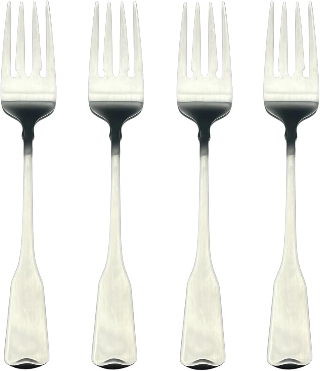 Oneida American Colonial 18/8 Stainless Steel Salad Fork (Set of Four)