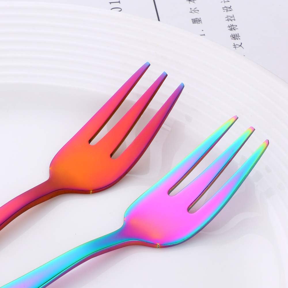 5.5 Inch Salad Forks Appetizer Forks Dessert Fork  Set of 8
