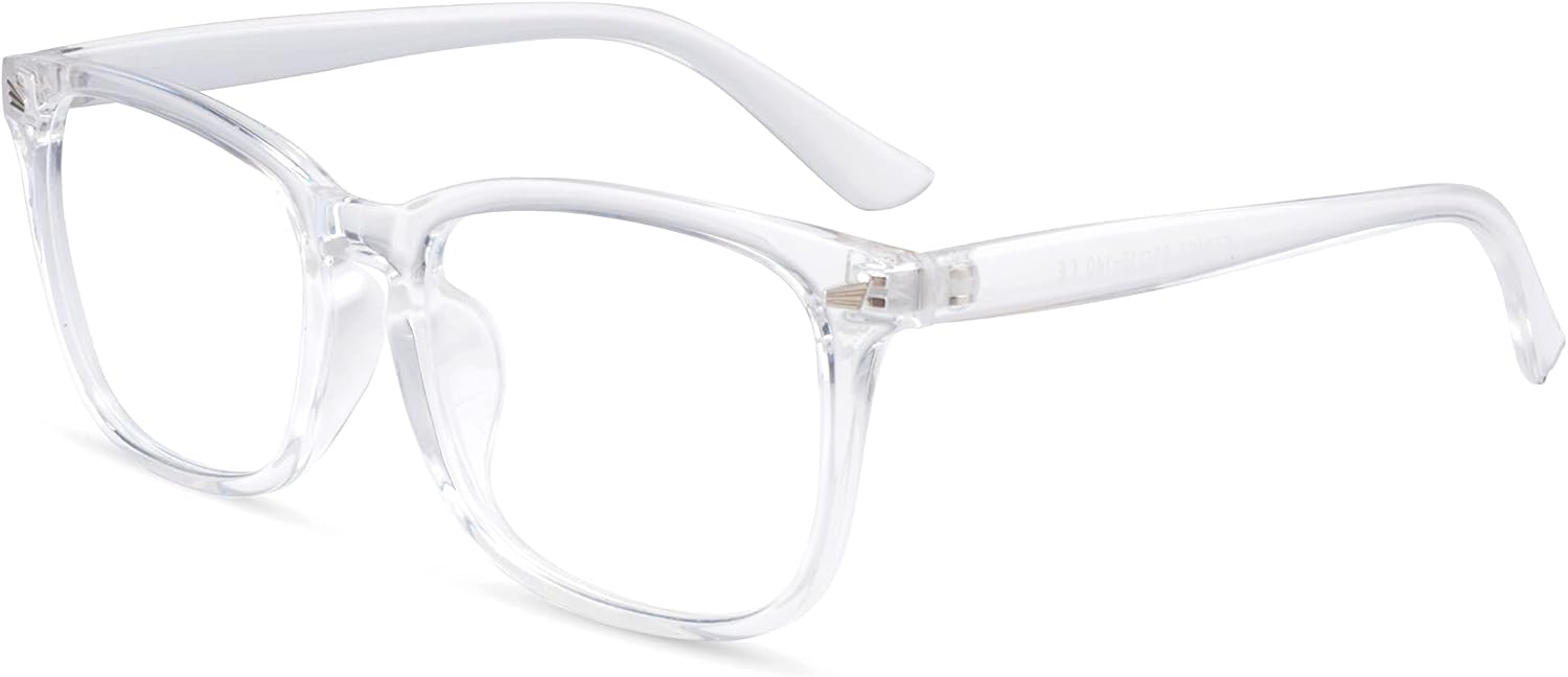 Onrtry Non Prescription Glasses for Men Women Square Clear Lens Eyeglasses