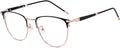 GUDVUE Blue Light Glasses  Computer/Gaming/TV/Phones Glasses for Women/men  Anti Glare/UV400/Eye Strain  Rose Gold