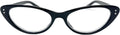 The Audrey Vintage Cat-Eye Reading Glasses for Women  Retro Readers with Case