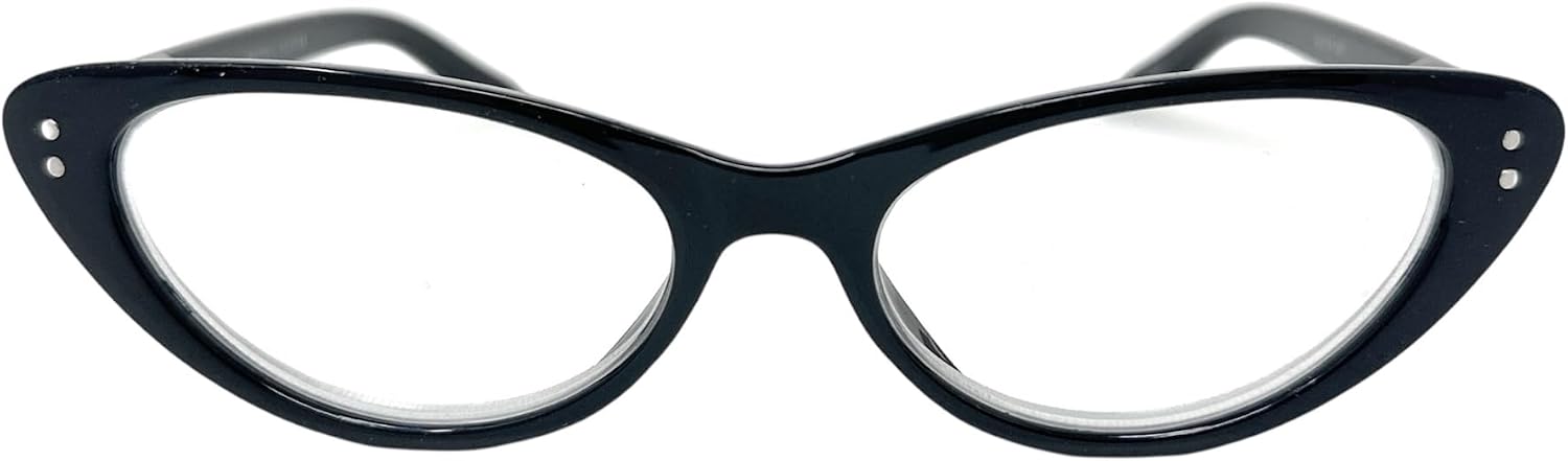 The Audrey Vintage Cat-Eye Reading Glasses for Women  Retro Readers with Case