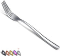 Stainless Steel Dinner Forks Set  6 Piece - Silverware for Home  Kitchen or Restaurant  Dishwasher Safe (Silver-8 Inch)