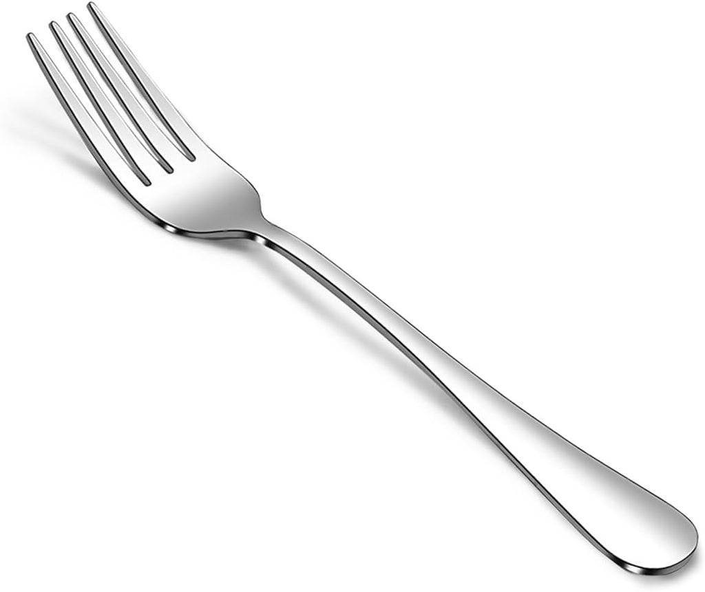 Salad Forks Mirror Polished Stainless Steel Dessert Forks Set  Silverware Dishwasher Safe Use for Home Kitchen Party Restaurant- Set of 12  6.9 Inches