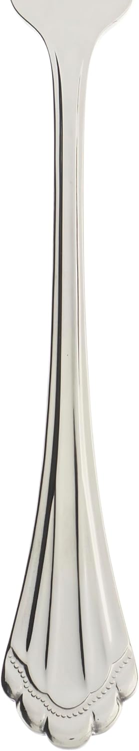 Oneida Marquette Fine Flatware Salad Forks  Set of 4  18/8 Stainless Steel  Silverware Set  Dishwasher Safe  Silver