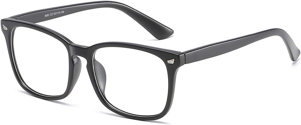 Unisex Stylish Square Non-Prescription Eyeglasses Clear Lens Glasses