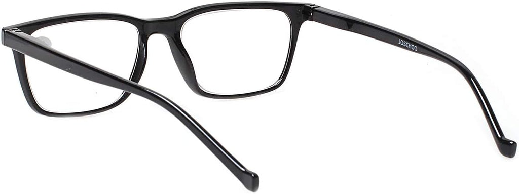 JOSCHOO 5 Pack Reading Glasses Men Women Spring Hinges Comfortable Glasses for Reading (5 Black  1.25)