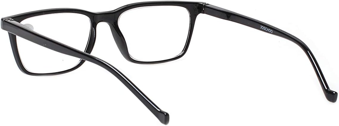 JOSCHOO 5 Pack Reading Glasses Men Women Spring Hinges Comfortable Glasses for Reading (5 Black  1.25)
