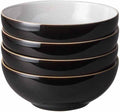 Denby Elements 4 Piece Cereal Bowl Set  Black