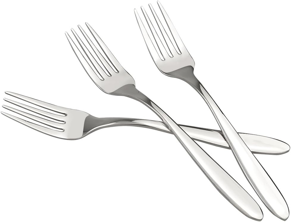 Ramddy 18/10 Stainless Steel Salad Fork  12-Piece  7-Inch