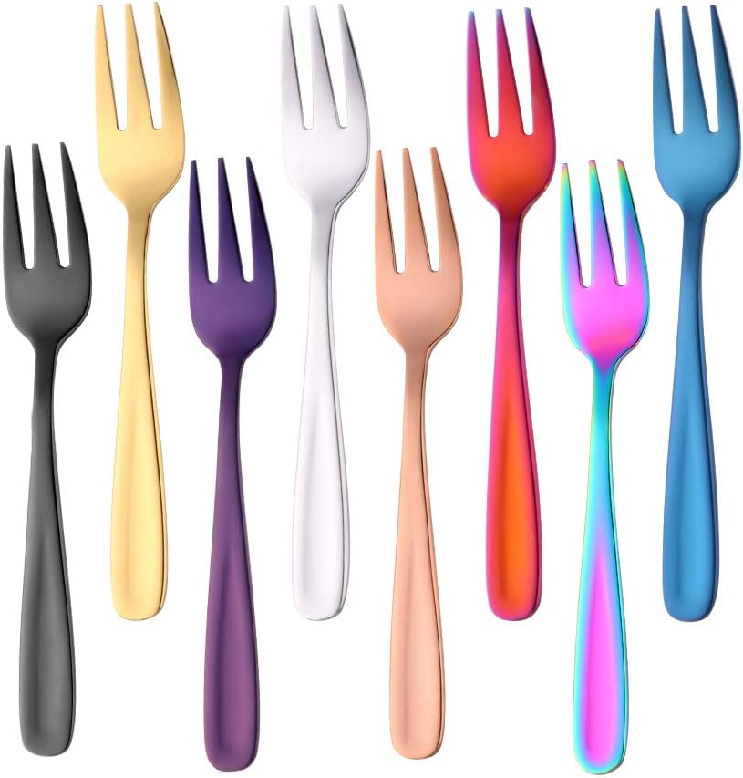 5.5 Inch Salad Forks Appetizer Forks Dessert Fork  Set of 8