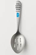 Stainless Steel Slotted Serving Spoon – Heavy-Duty Draining Spoon for Pasta  Vegetables  Soups  Stews & Buffet Serving