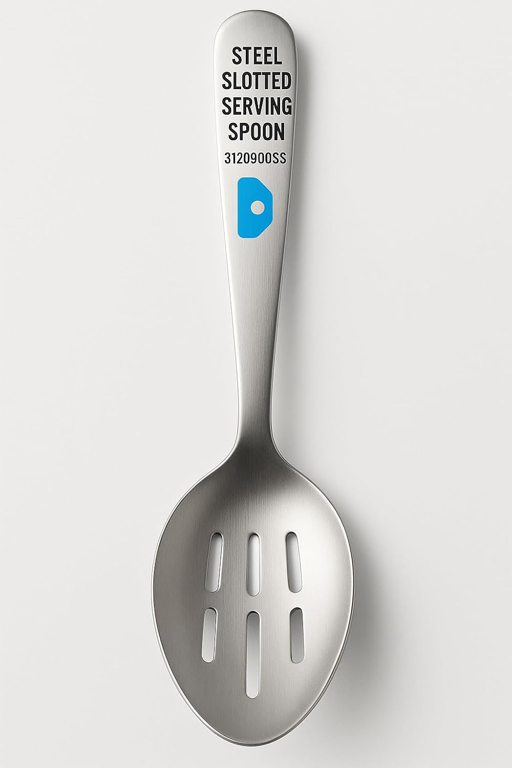 Stainless Steel Slotted Serving Spoon – Heavy-Duty Draining Spoon for Pasta  Vegetables  Soups  Stews & Buffet Serving