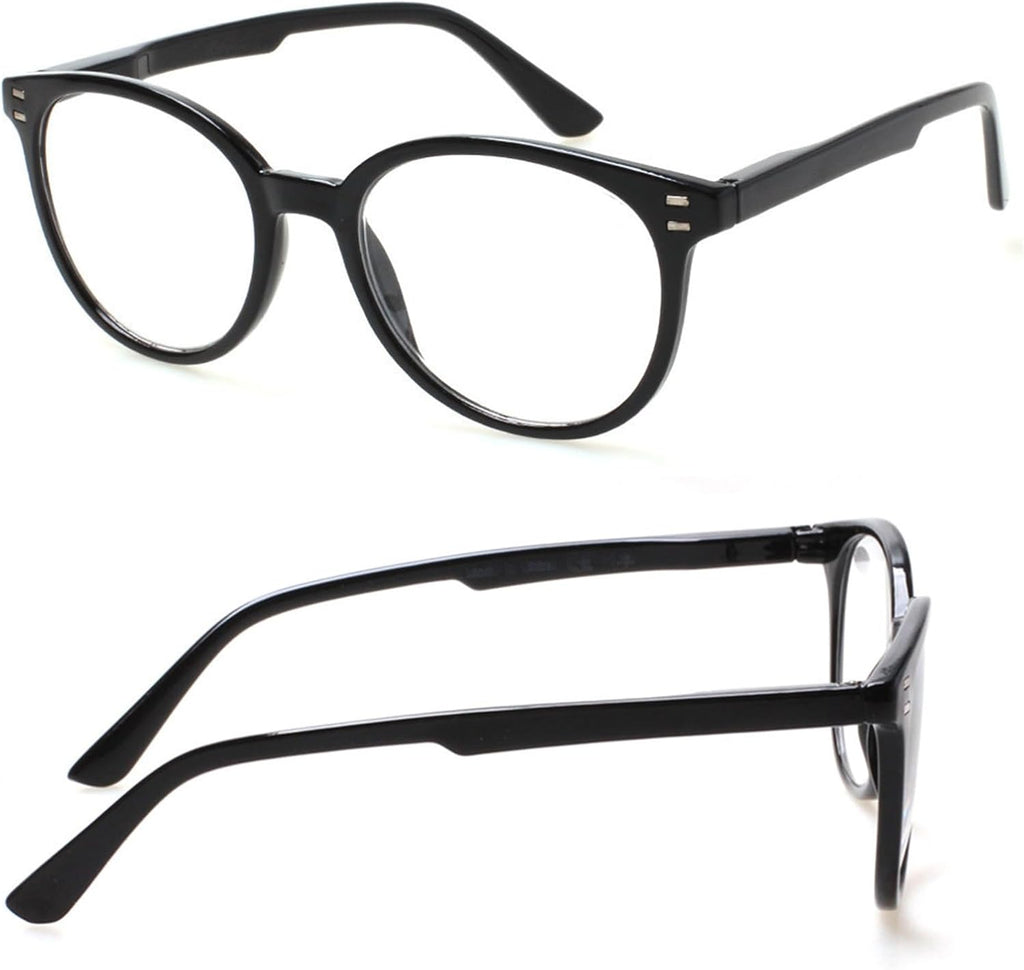 SIGVAN 3 Pack Reading Glasses Spring Hinge Stylish Readers Black/Tortoise for Men and Women