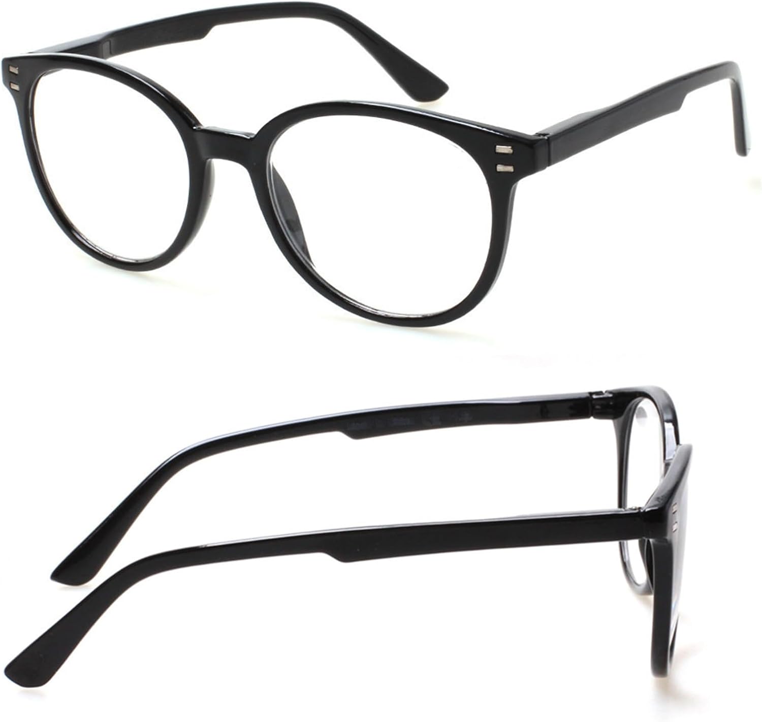 SIGVAN 3 Pack Reading Glasses Spring Hinge Stylish Readers Black/Tortoise for Men and Women