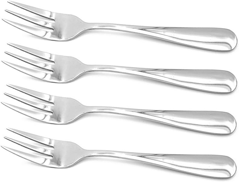 Stainless Steel Salad  Dessert & Appetizer Forks (4PCS)