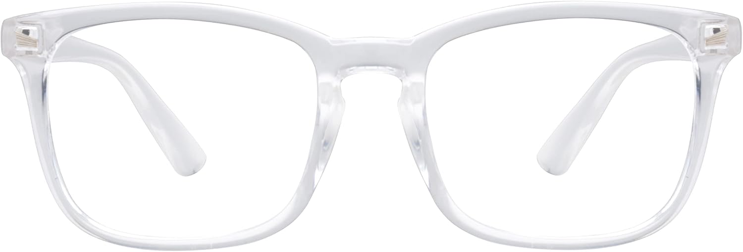 Onrtry Non Prescription Glasses for Men Women Square Clear Lens Eyeglasses