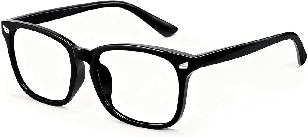 Blue Light Glasses for Woman Men | 99% Blue Light Blocking Glasses | Computer Glassess | Night Driving | Gaming | TV Phone Screen Reader Square Frame | Anti Eyestrain & UV Glare Protection