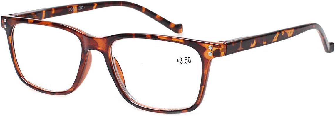 JOSCHOO 5 Pack Reading Glasses Men Women Spring Hinges Comfortable Glasses for Reading (5 Mix  1.75)
