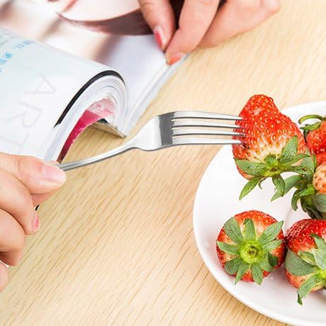 16-Piece Stainless Steel Salad Forks  Dessert Forks