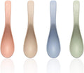 Soup Spoons  Microwave Dishwasher Safe Meal Spoon  4 Pcs 5.9 Inch Europe Style spoon Sets for Kid or Adult