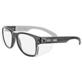 MAGID Y50 Safety Glasses  ANSI Z87.1  Anti-Fog UV Protection  Clear Lens  Side Shields  Black Frame  1 Pair  Y50BKAFC