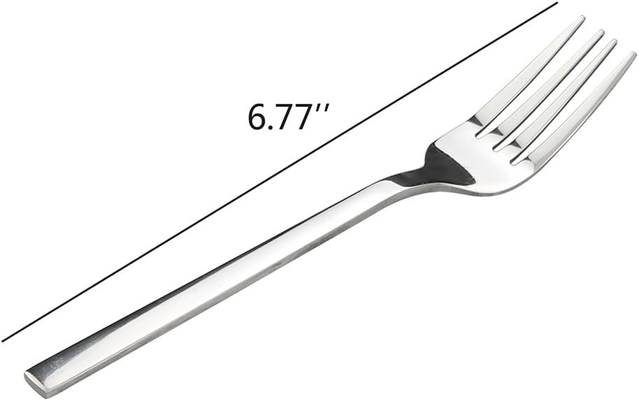 12-Piece Stainless Steel Dessert Forks Set