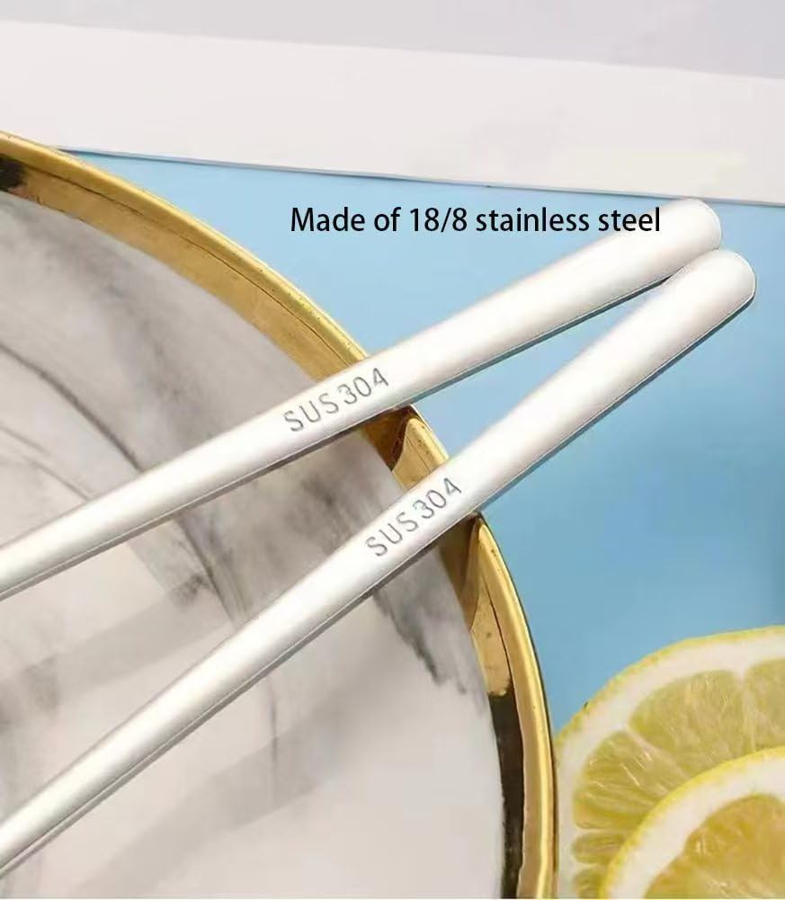 Spoons Silverware Set 5-Pack Korean Spoon 7.7 Inch 18/8 Stainless Steel Table Soup Spoons for Home  Kitchen  or Restaurant Flatware Set  Dishwasher Safe