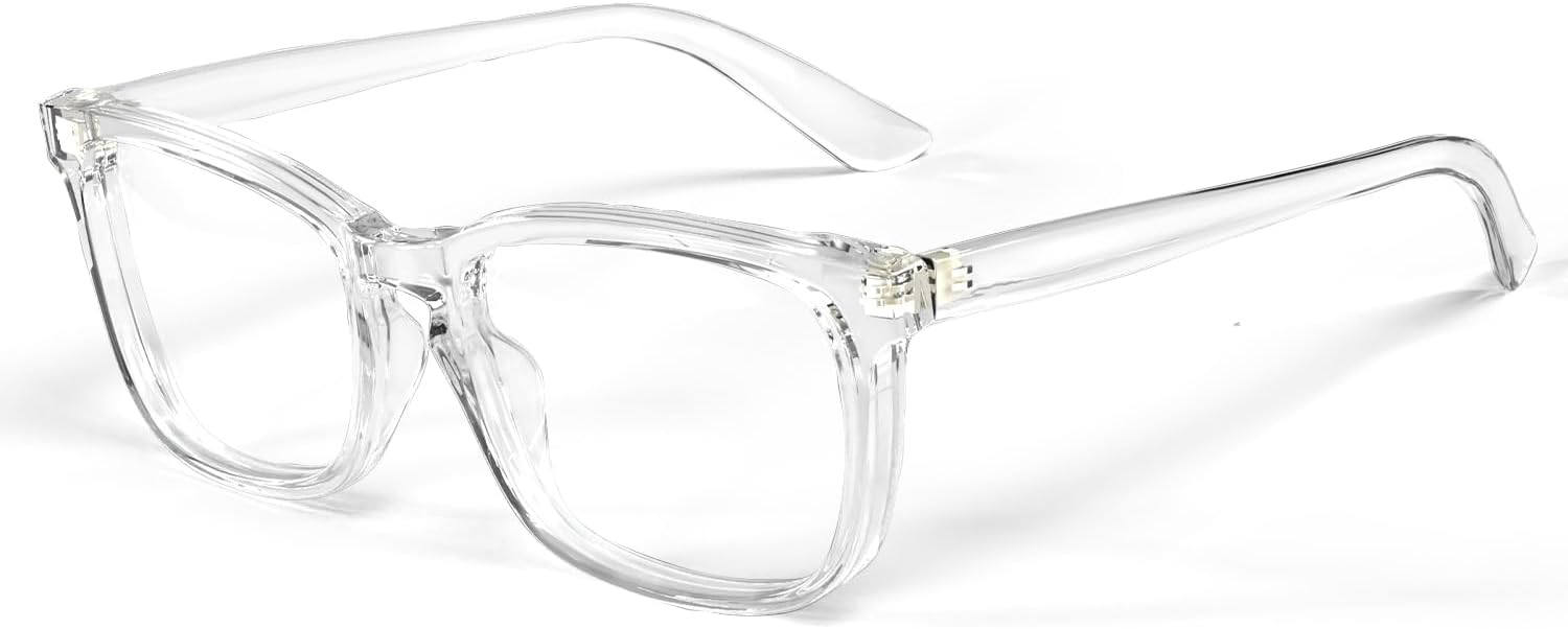 VISOONE Blue Light Blocking Glasses Square with Anti Computer Glare for Gaming Women and Men MONTANA