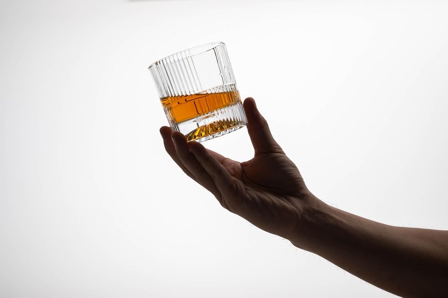 10oz Old Fashioned Whiskey Glasses Set | Lead-Free Crystal  Heavy Base  Rock Glass with Elegant Tile Design  4-Piece Set for Scotch & Cocktails