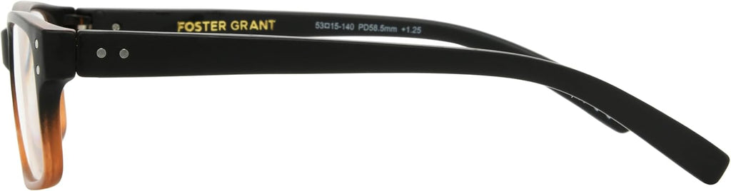 Foster Grant Men's Thomson Square Reading Glasses