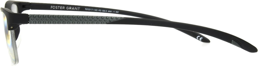 Foster Grant Men's Paolo Square Reading Glasses