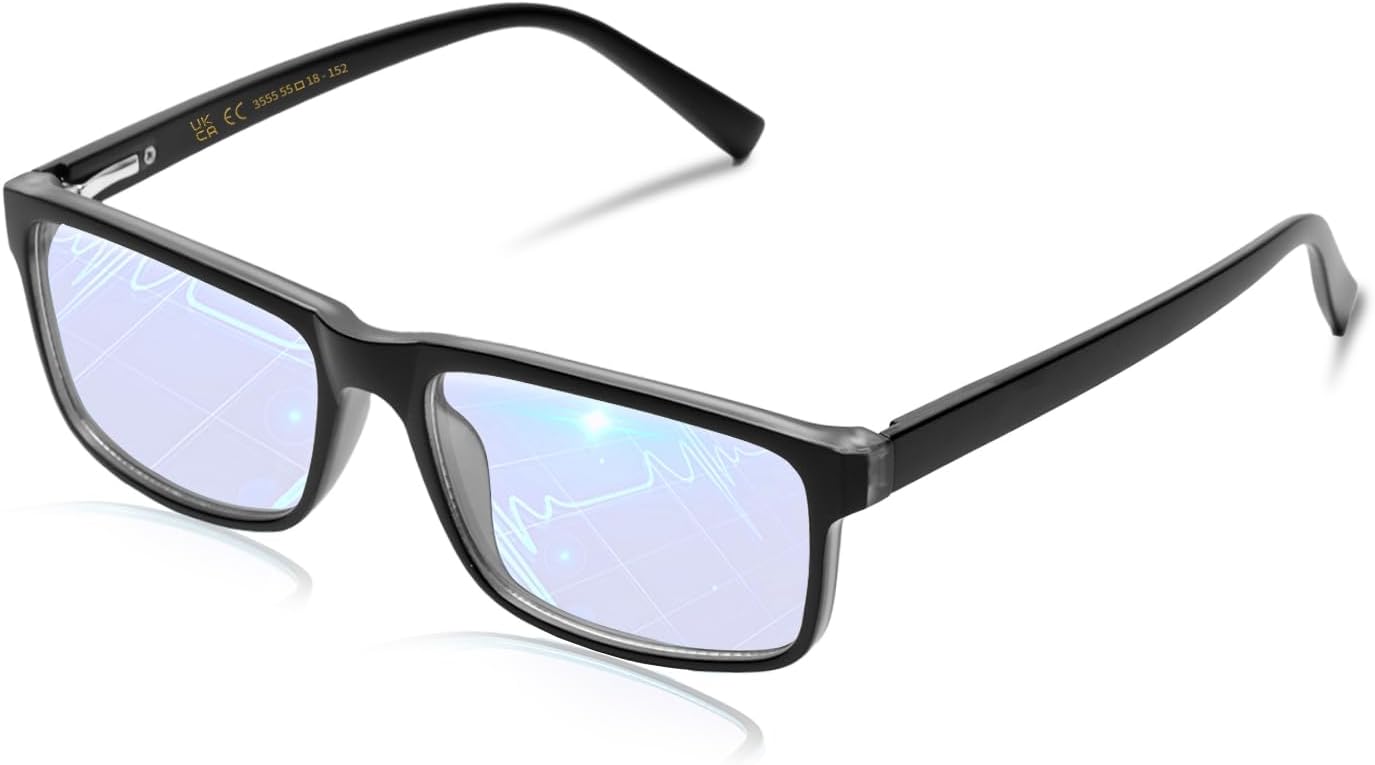 Blue Light Blocking Glasses For Men/Women Anti-Fatigue Computer Monitor Gaming Improve Sleep Reduce Eye Strain Gamer Glasses