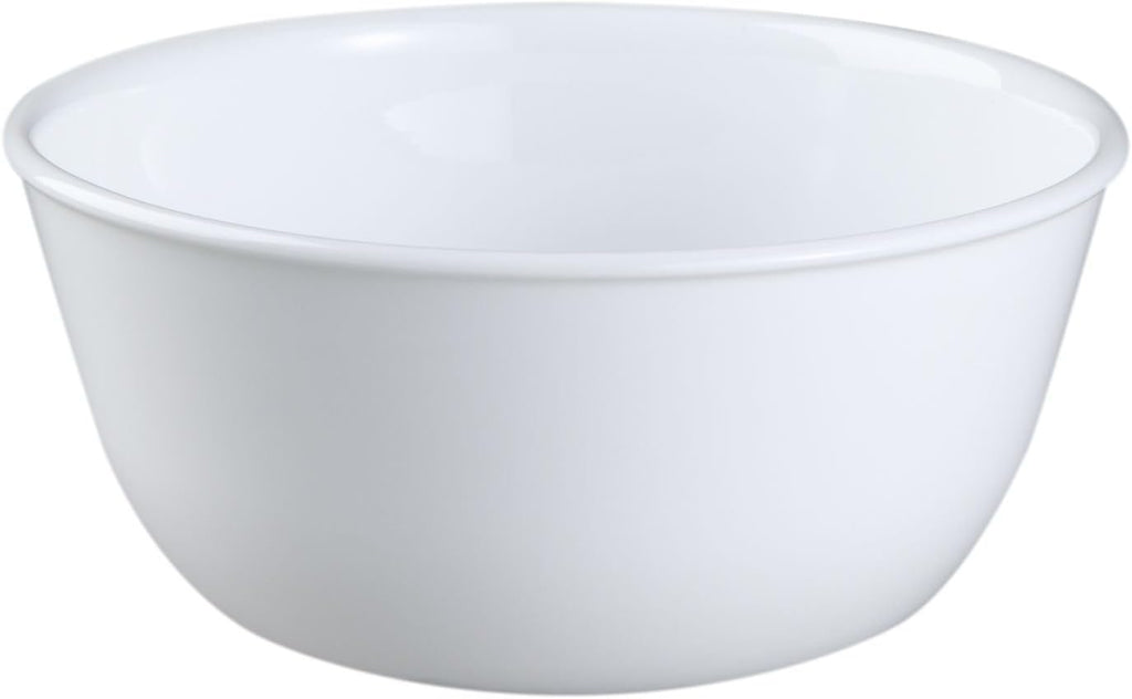 Corelle Coordinates Wh Corelle Livingware Super Soup/Cereal Bowl  28 oz  Winter Frost White  Set of 3