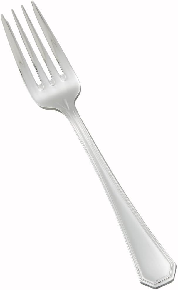 Winco 12-Piece Victoria Salad Fork Set  18-8 Stainless Steel Silver